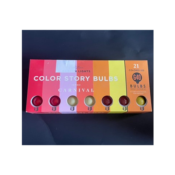 Anthropologie Stargazer Garden Lights, Set of 21 Bulbs Carnival - Picture 1 of 3